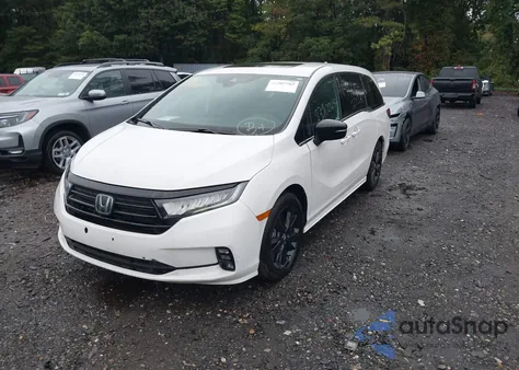 2023 Honda Odyssey Sport from USA, damaged, VIN 5FNRL6H7XPB015684